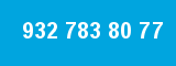 932 783 80 77 932 783 80 77
